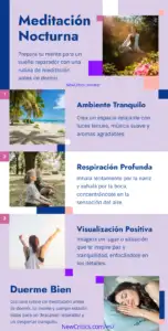 Meditación Nocturna Infografia