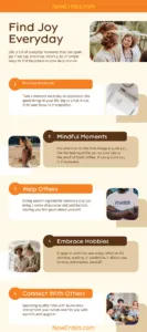 Find Joy Everyday Infographic