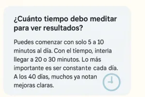 Quanto tiempo meditar
