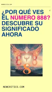 ¿Por qué ves el número 888? Descubre su significado ahora
