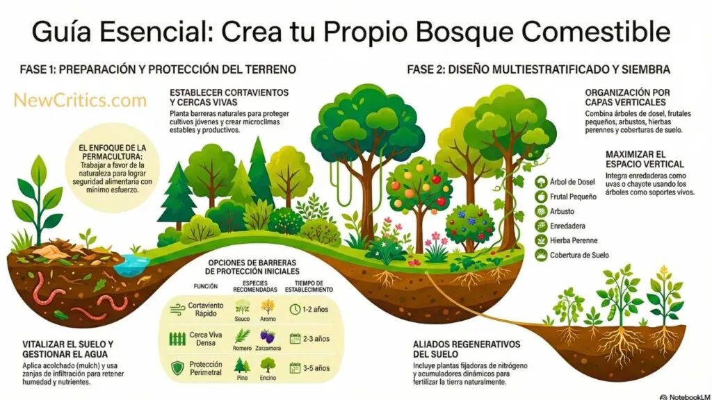 Crea tu propio bosque comestible