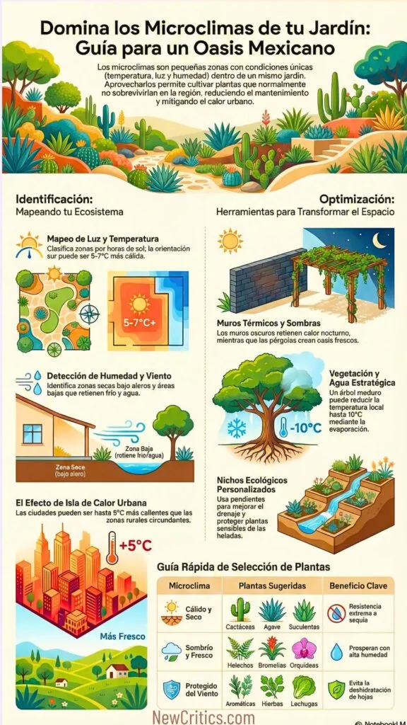 Guía de Microclimas para Jardines