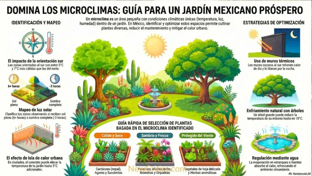 Microclimas para un jardín próspero